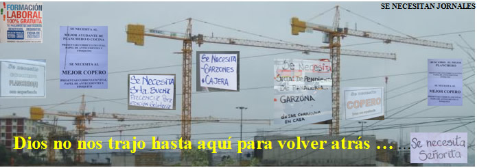 Dios no nos trajo hasta aquí para volver atrás 